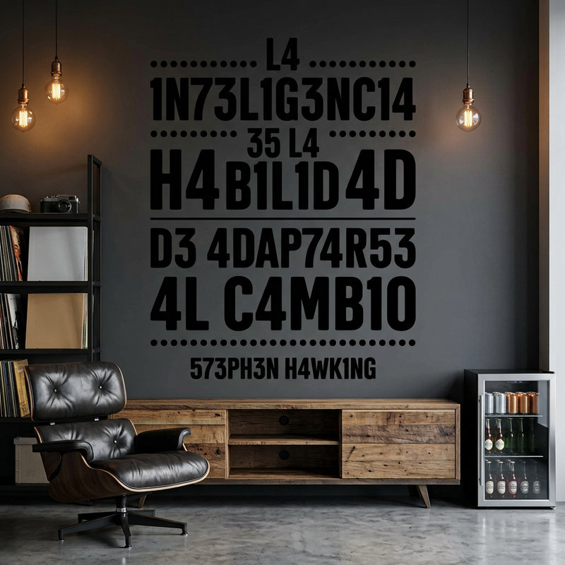 Wandtattoos: Hieroglyphe Intelligenz