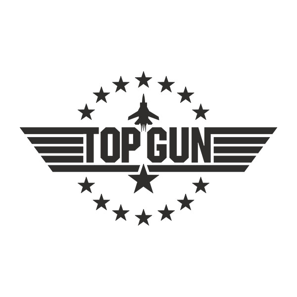 Wandtattoos: Logo top gun