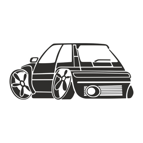 Wandtattoos: Renault 5 Turbo Cup