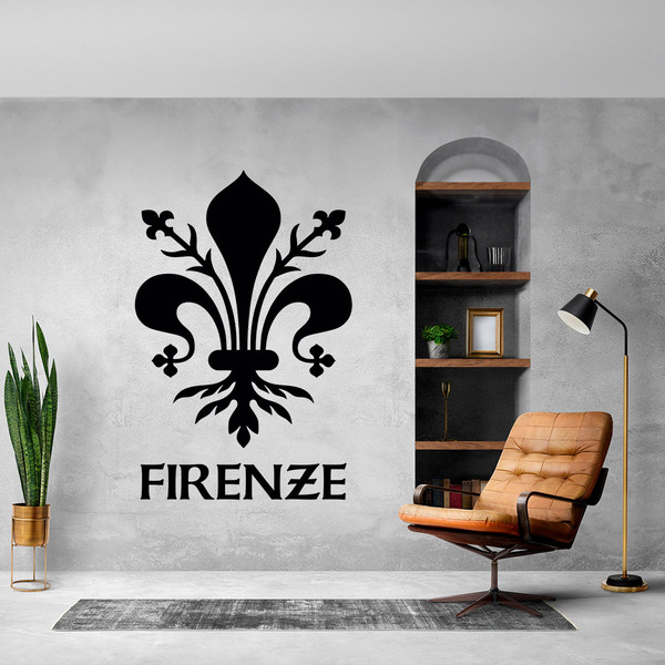 Wandtattoos: Fleur de Lis Florenz