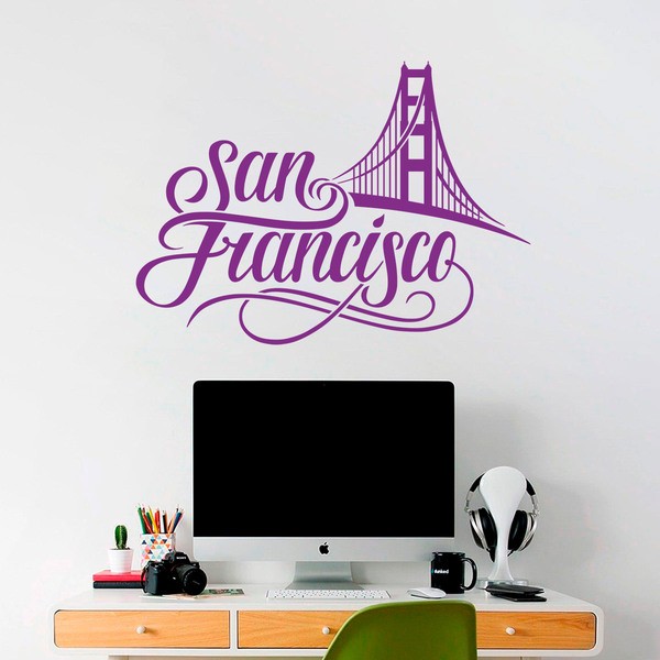 Wandtattoos: San francisco Golden Gate