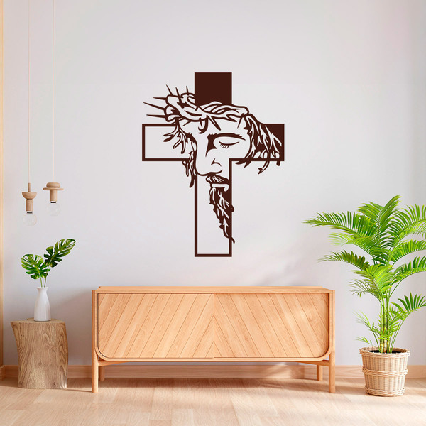 Wandtattoos: Heiliges Kreuz von Jesus