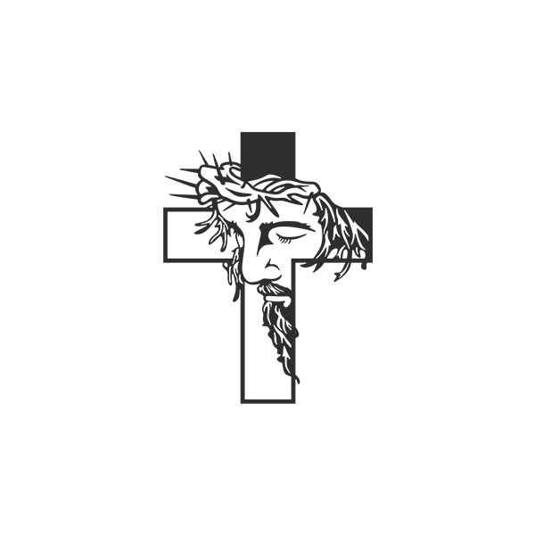 Wandtattoos: Heiliges Kreuz von Jesus