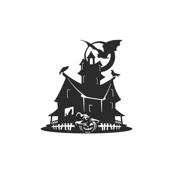 Wandtattoos: Halloween Spukhaus