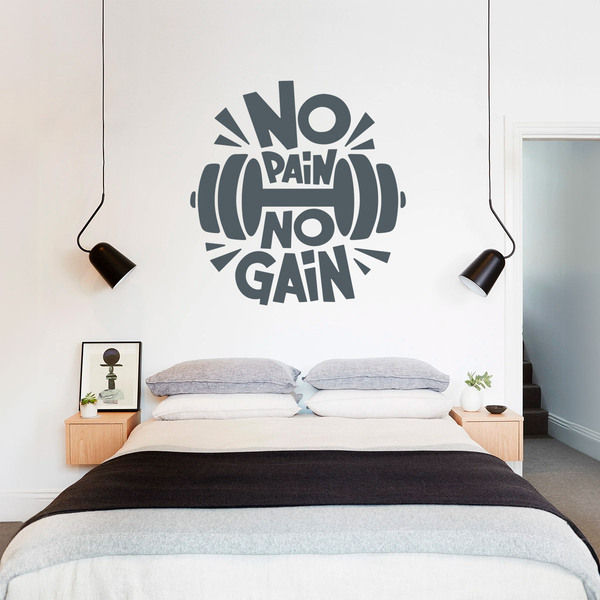 Wandtattoos: No pain no gain