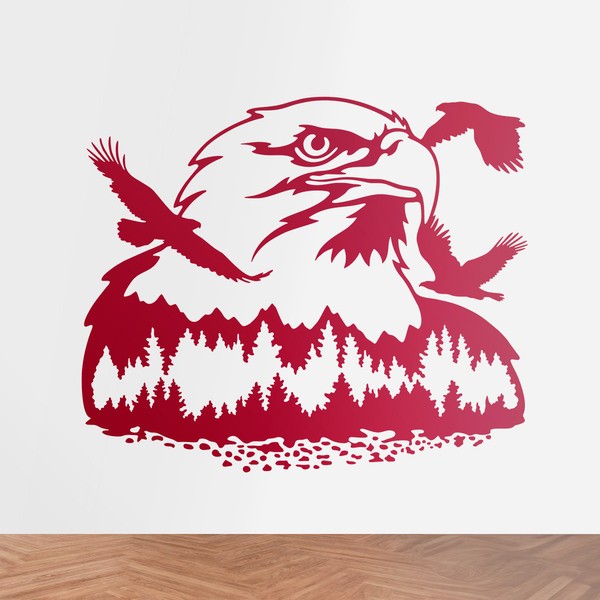 Wandtattoos: Der Berg adler