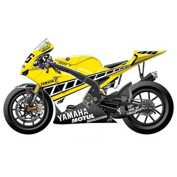 Aufkleber: Kit Yamaha 50th Anniversary Laguna Seca 2005 