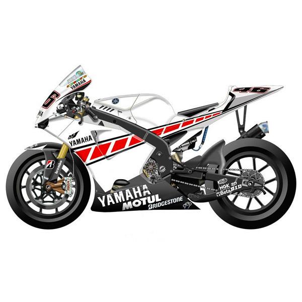 Aufkleber: Kit Yamaha 50th Anniversary Valencia 2005 