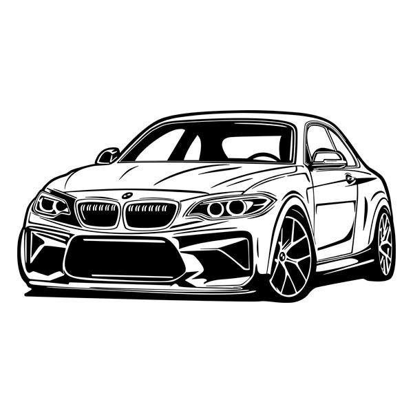 Wandtattoos: BMW Modell M2