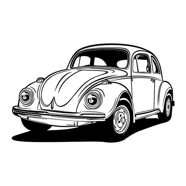 Wandtattoos: Volkswagen Beetle