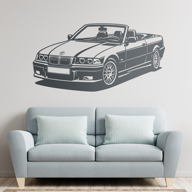 Wandtattoos: BMW Modell M3 Cabrio