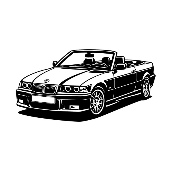 Wandtattoos: BMW Modell M3 Cabrio