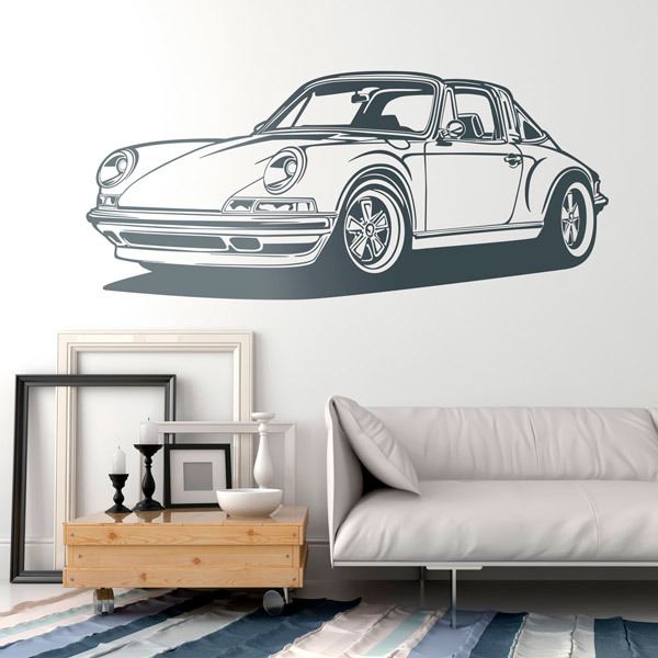 Wandtattoos: Porsche 911 Cabrio