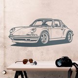 Wandtattoos: Porsche 911 Cabrio 2