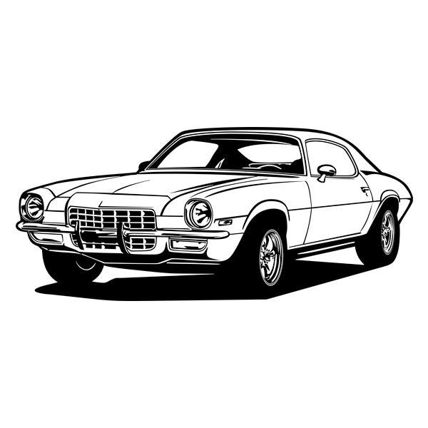 Wandtattoos: Chevrolet Camaro