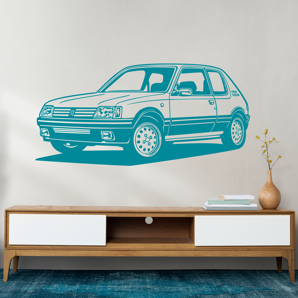 Wandtattoos: Peugeot 205 GTI