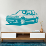 Wandtattoos: Peugeot 205 GTI 2