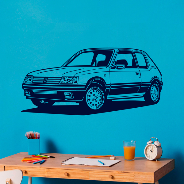 Wandtattoos: Peugeot 205 GTI