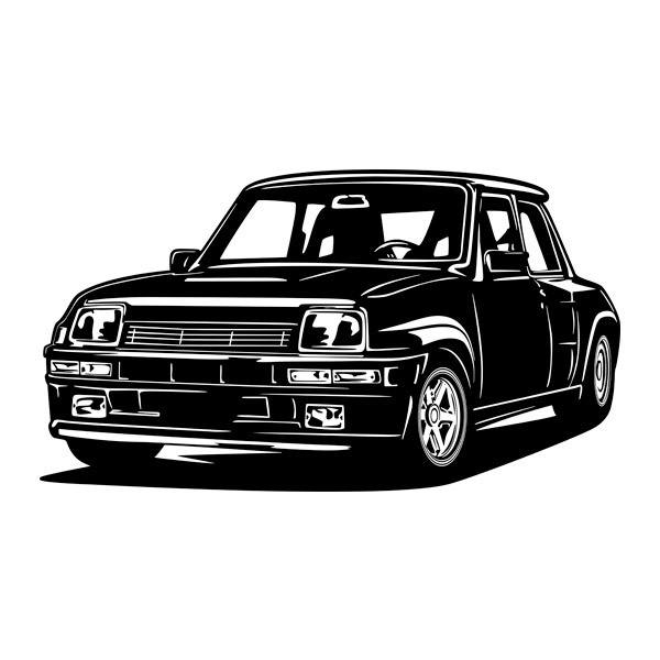 Wandtattoos: Renault 5 Copa Turbo