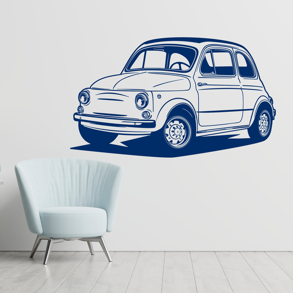 Wandtattoos: Fiat 500