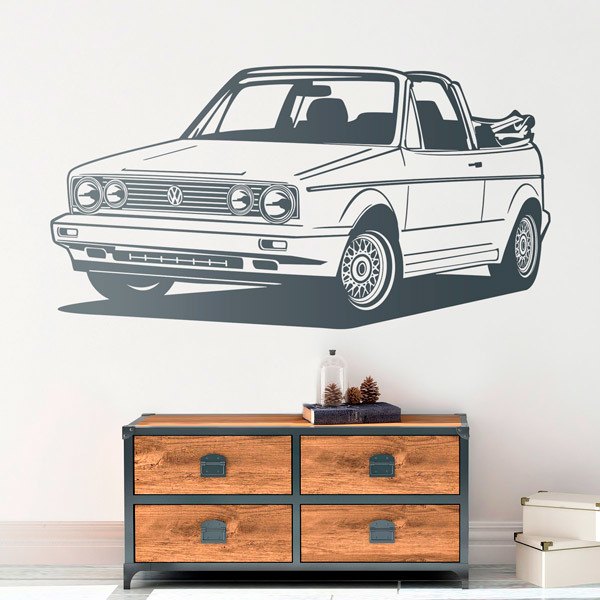 Wandtattoos: Volkswagen Golf Cabrio