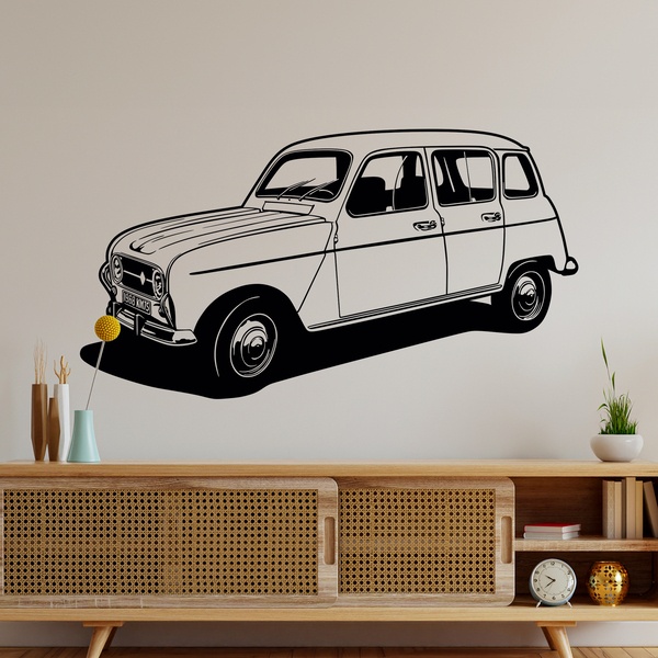 Wandtattoos: Renault 4