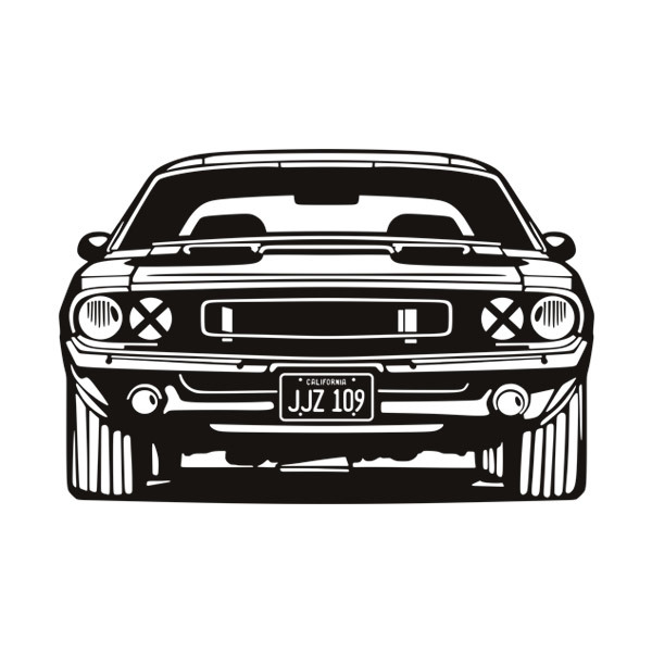 Wandtattoos: Ford Mustang Bullit