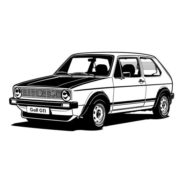 Wandtattoos: Volkswagen Golf GTI