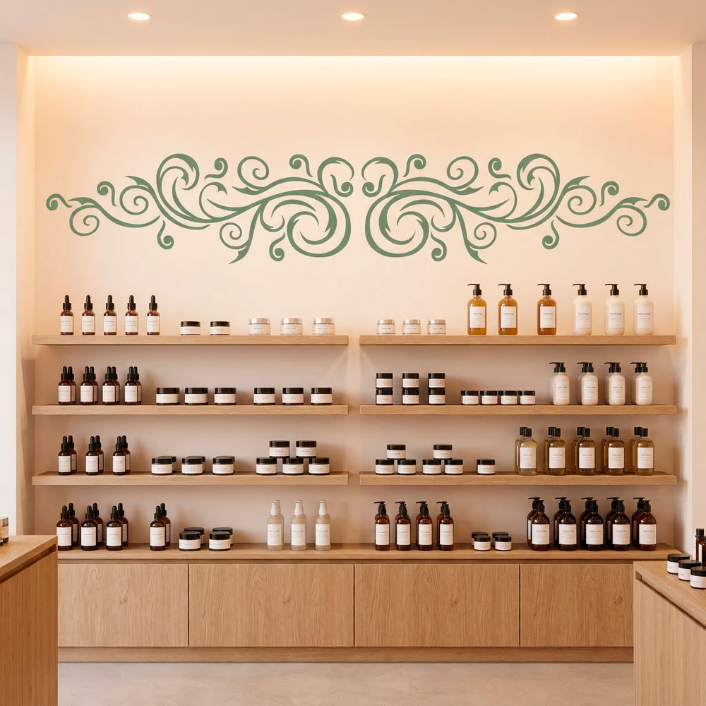 Wandtattoos: Blumen Hebr&auml;u