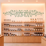 Wandtattoos: Blumen Hebr&auml;u 8