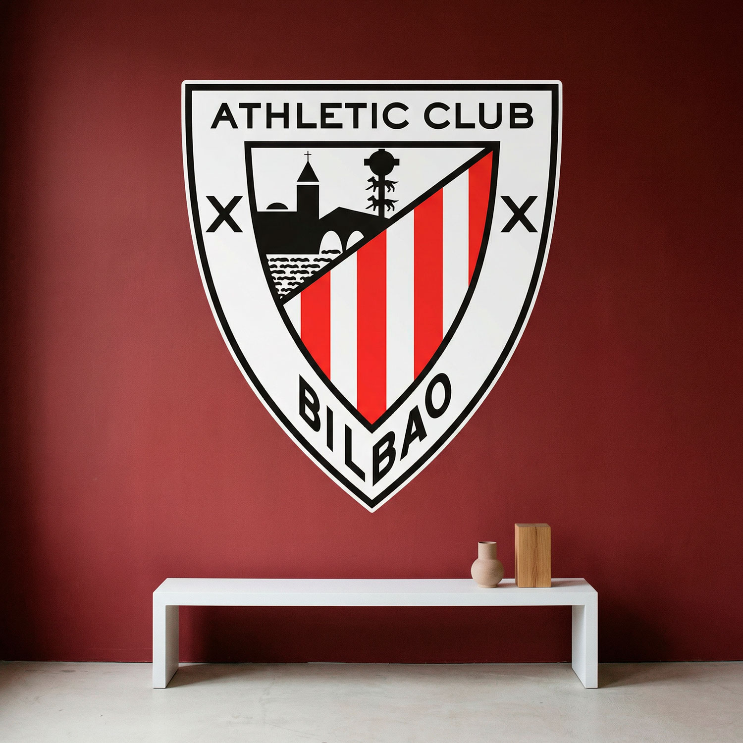 Wandtattoos: Schild Athletic Club Bilbao