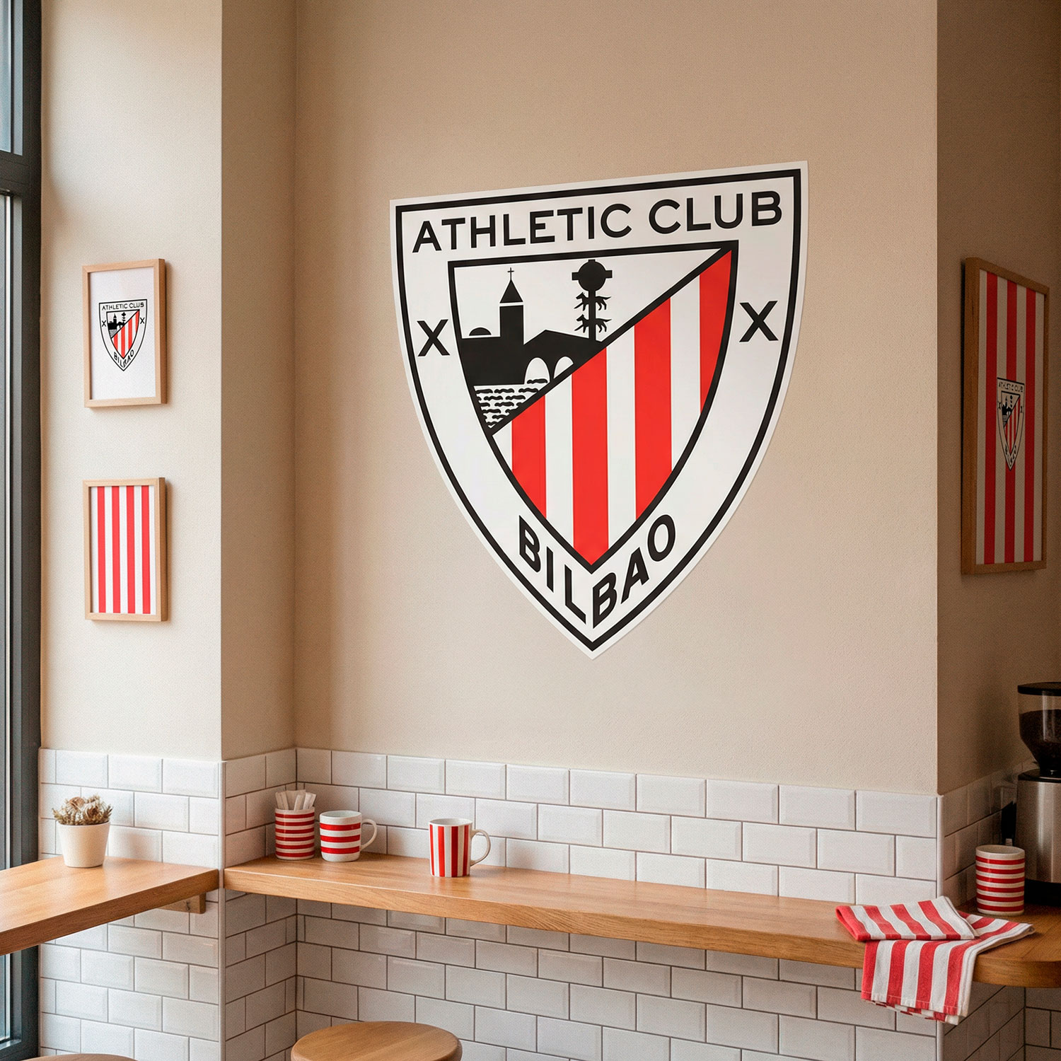 Wandtattoos: Schild Athletic Club Bilbao