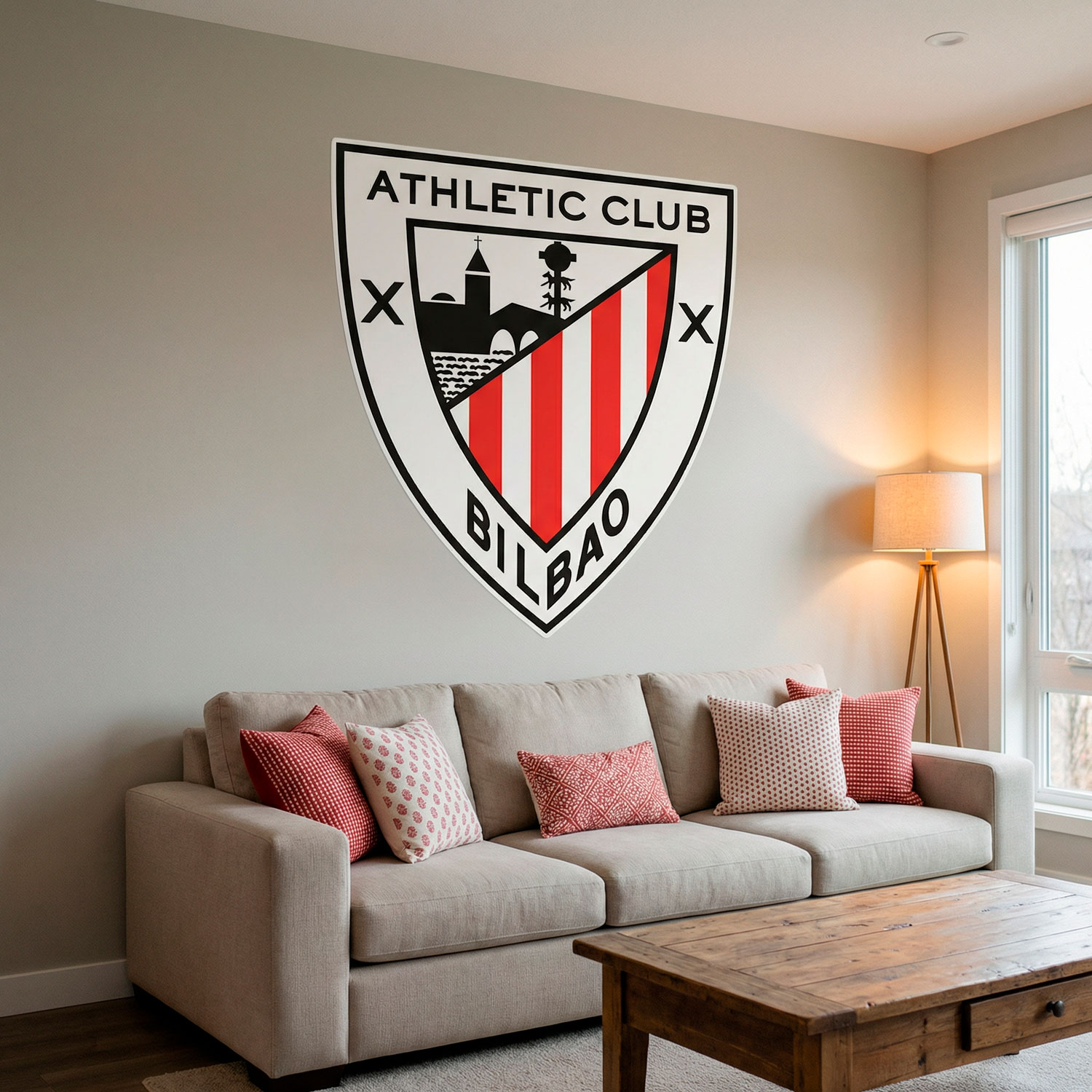 Wandtattoos: Schild Athletic Club Bilbao