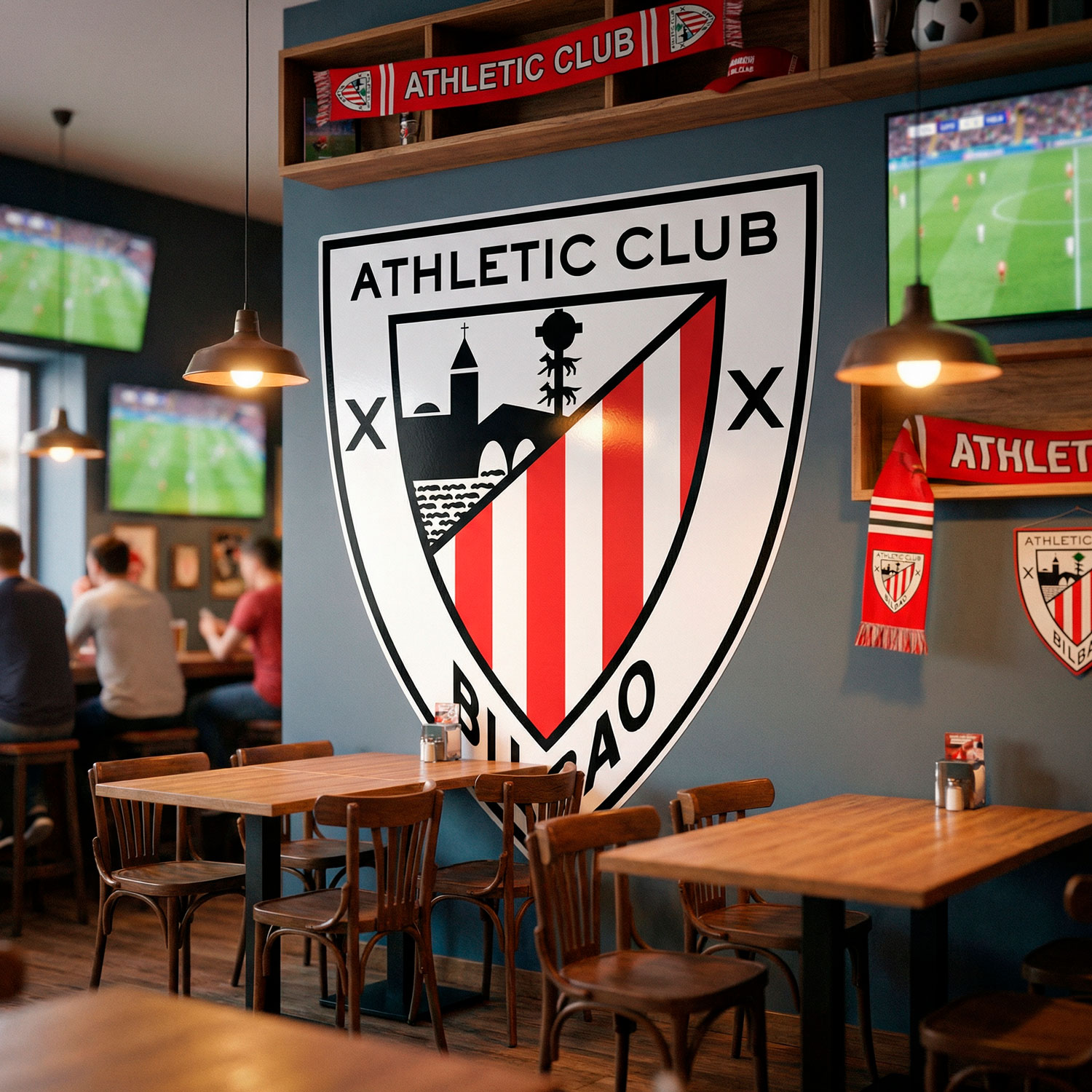 Wandtattoos: Schild Athletic Club Bilbao