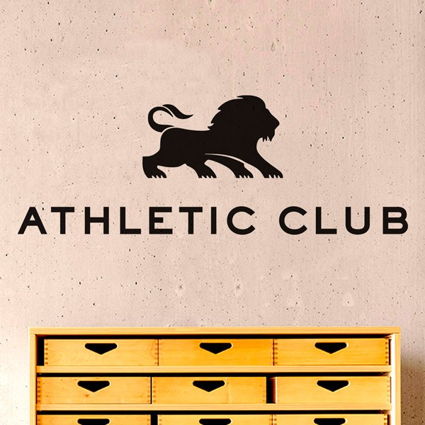 Wandtattoos: Athletic Club Bilbao Löwen