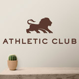 Wandtattoos: Athletic Club Bilbao Löwen 2