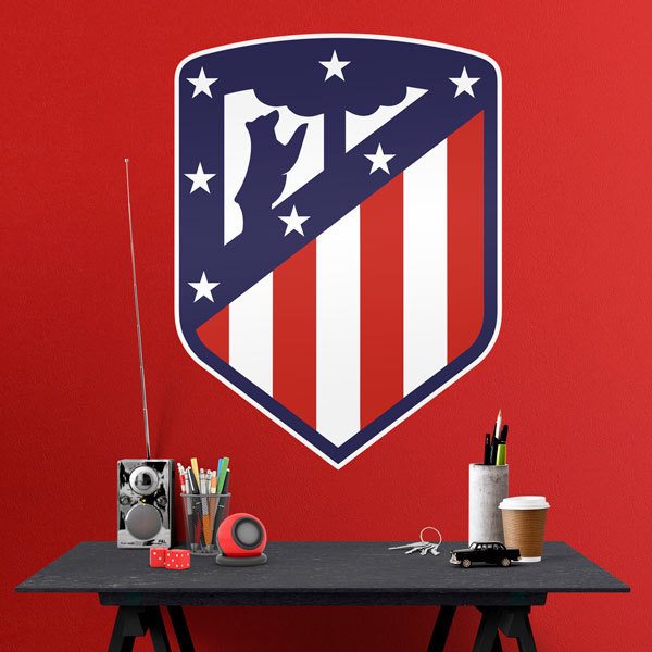 Wandtattoos: Atletico de Madrid Schild