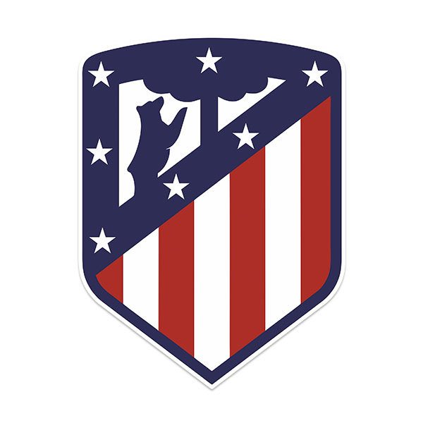 Wandtattoos: Atletico de Madrid Schild