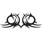 Aufkleber: Tribal
