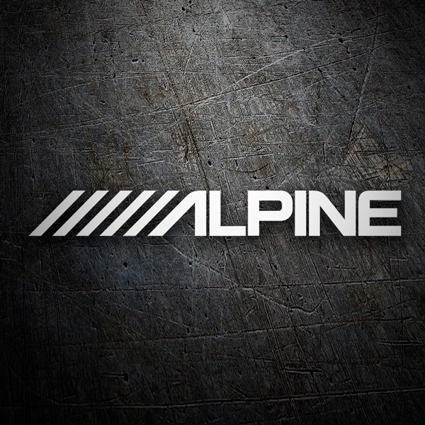 Aufkleber: Alpine