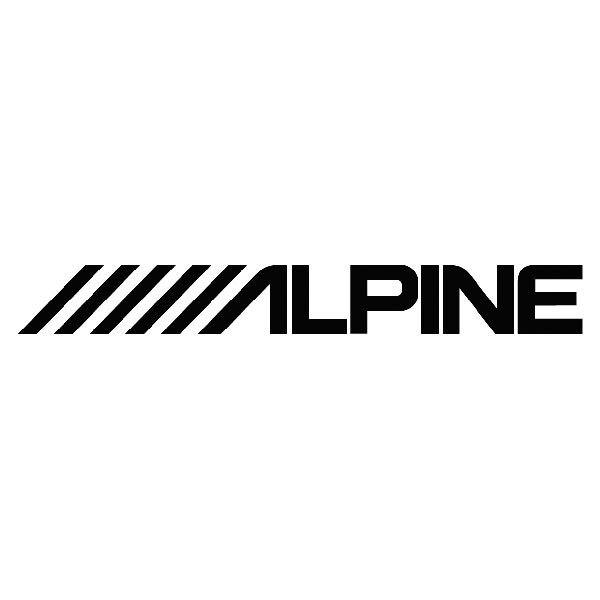 Aufkleber: Alpine