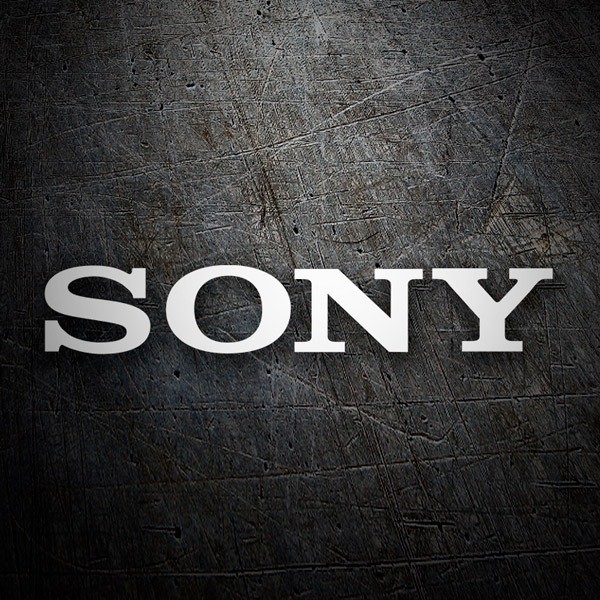 Aufkleber: Sony in Gro&szlig;buchstaben