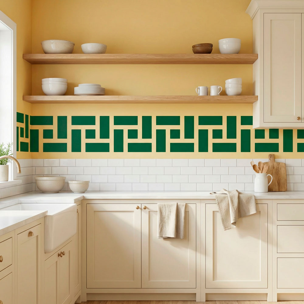 Wandtattoos: Bord&uuml;re  Griechische Grenzrechtecke