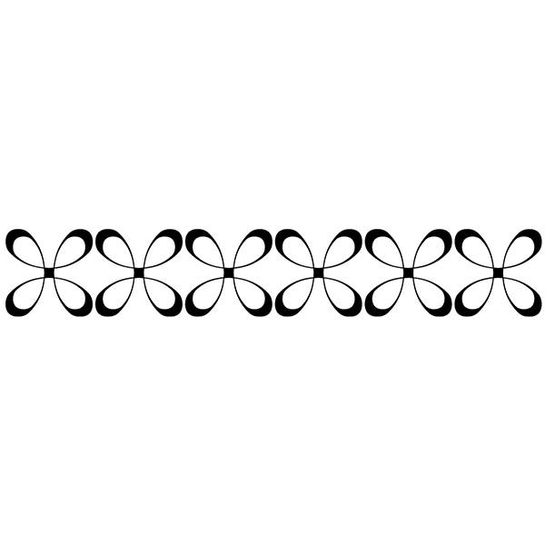 Wandtattoos: Bordüre tapete Schmetterling