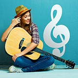 Wandtattoos: Violinschlüssel grob 3