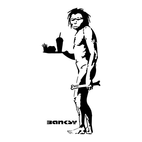 Wandtattoos: Banksy, Prähistorisches Menü