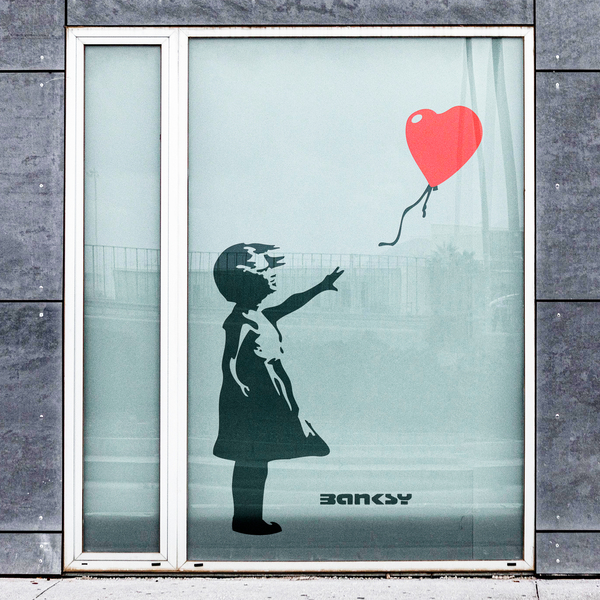 Wandtattoos: Banksy, Mädchen Mit Einem Ballon