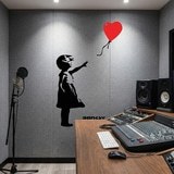 Wandtattoos: Banksy, M&auml;dchen Mit Einem Ballon 11