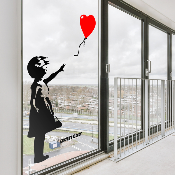 Wandtattoos: Banksy, Mädchen Mit Einem Ballon