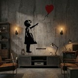 Wandtattoos: Banksy, M&auml;dchen Mit Einem Ballon 8